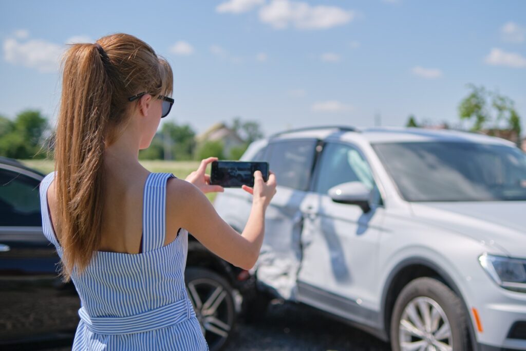 Documenting evidence after an accident